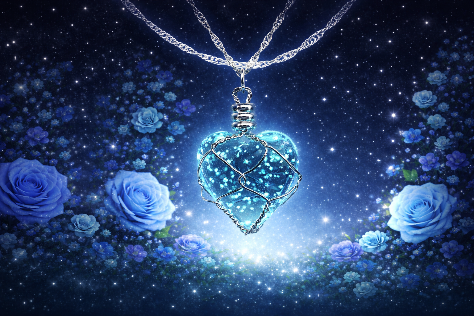Glowing Heart Necklace