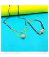 Stylish Single Ball and Hand Mangalsutra Necklace | Traditional Indian Jewelry with Unique Design | Perfect for Weddings & Special Occasions