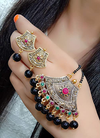Traditional Gold-Plated Rajasthani Meenakari Mangalsutra Set