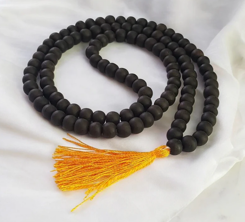 Authentic Karungali Malai (108 Beads) - Original Black Ebony Wood