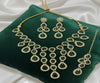 Royal Emerald & American Diamond (AD) Bridal Jewellery Set with Matching Earrings and Maang Tikka