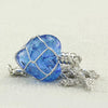Glow in the Dark Crystal Heart Necklace