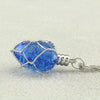 Glow in the Dark Crystal Heart Necklace