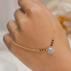 Minimalist Mangalsutra for Daily Wear Gold Plated Sterling Silver