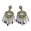 Kundan Chandelier Earrings For Festivals