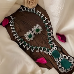 Nita Ambani necklace ,Bollywood style partywear necklace, long necklace Diamond jewelry