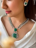 Nita Ambani necklace ,Bollywood style partywear necklace, long necklace Diamond jewelry