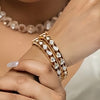 Jewel Addiction Luxury Look Polki Kundan Stone Openable Bangles Set