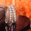 Jewel Addiction Luxury Look Polki Kundan Stone Openable Bangles Set